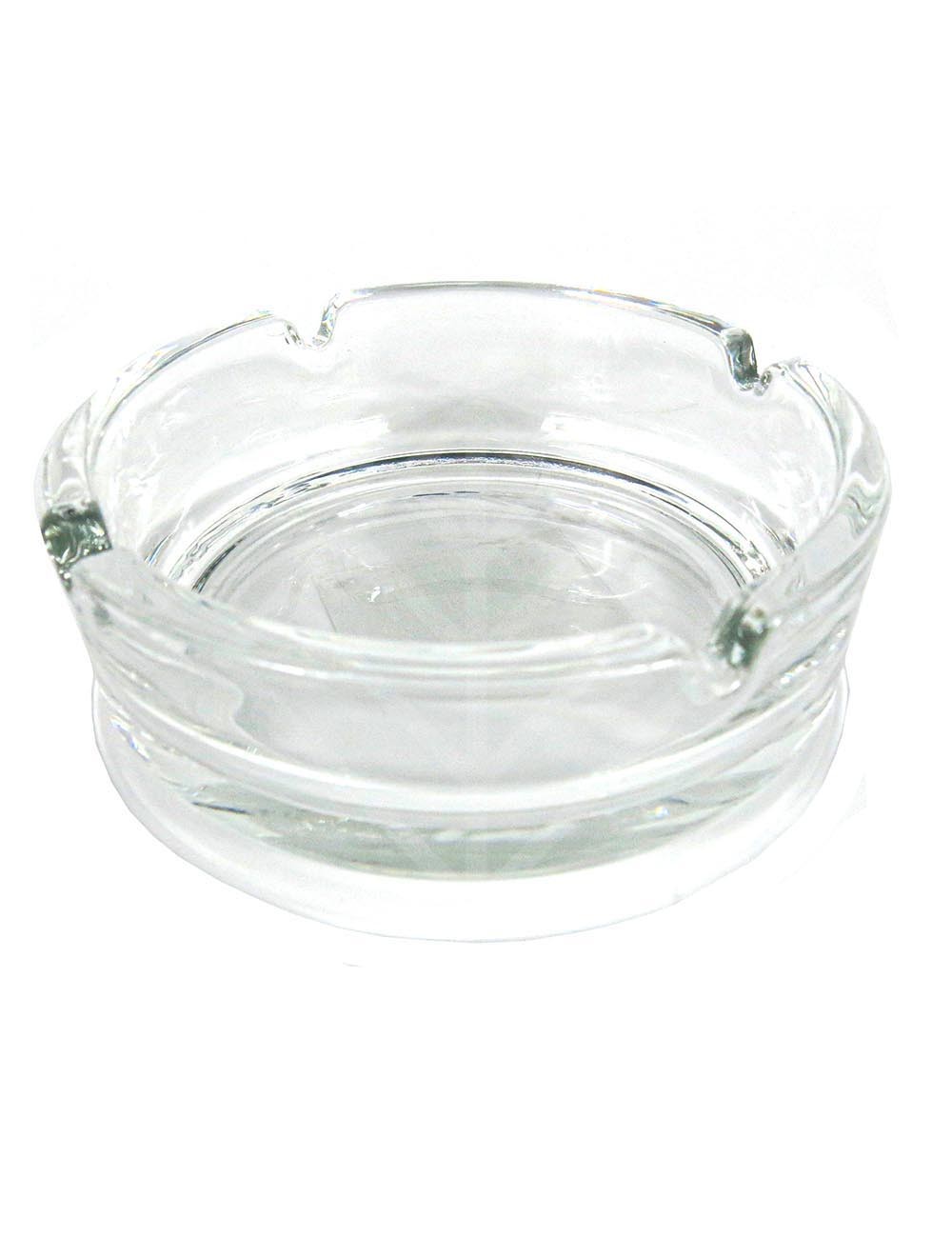 Пепельница Glass clear round 10,5cm